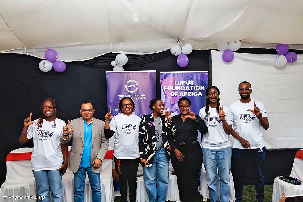 A panel discussion at the World Lupus Day education programme