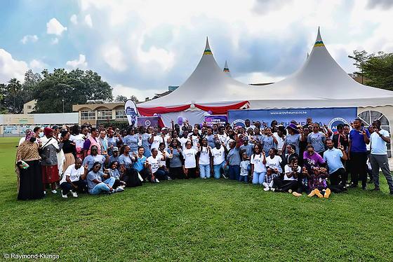 The full LFA community gathered for a group photograph at World Lupus Day 2026 in Nairobi