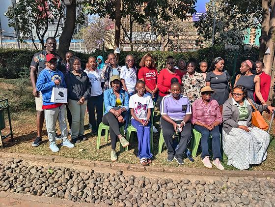 Members gathered for a group photograph at an LFA community meetup