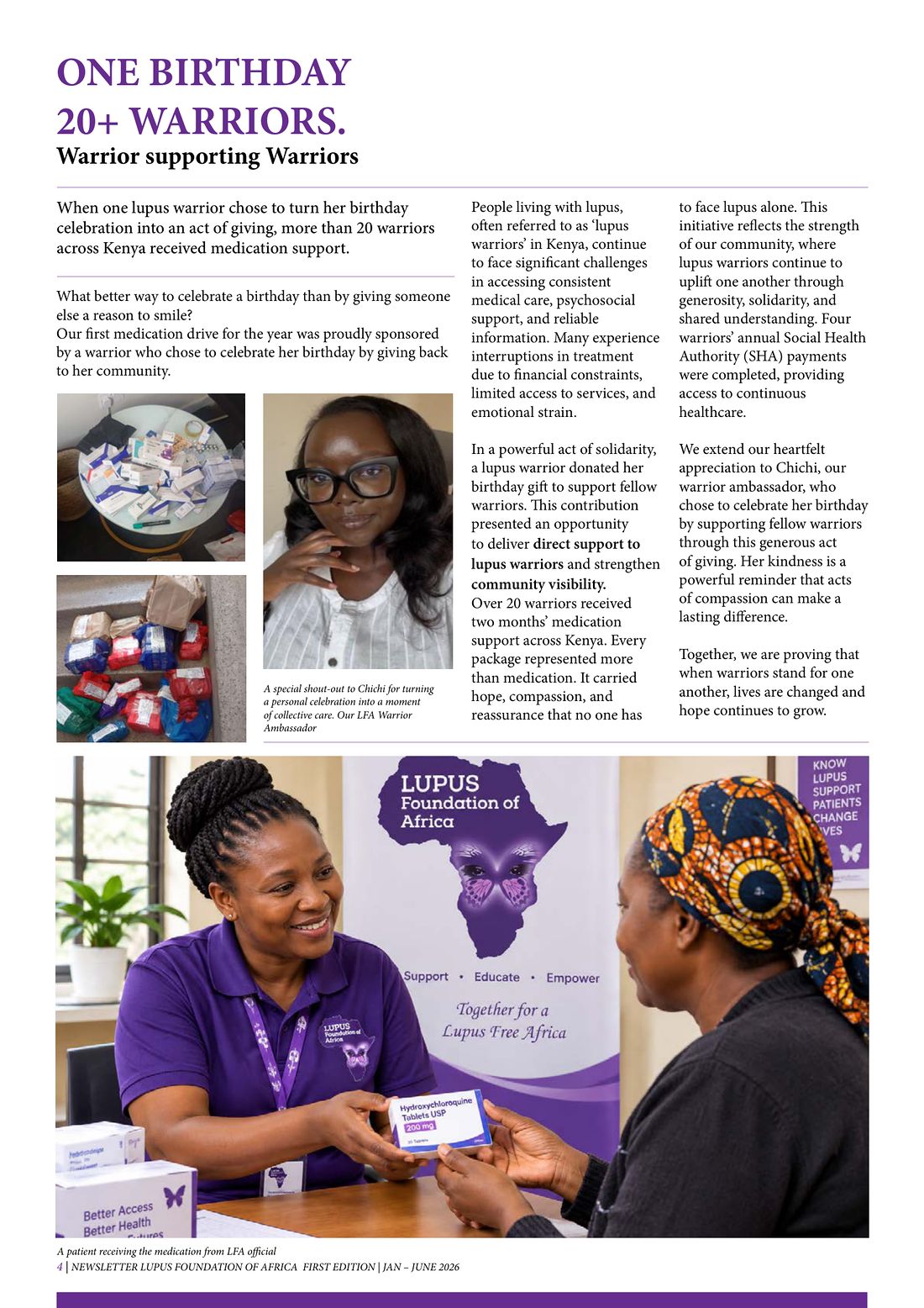 Page 4 of 12: One birthday, 20+ warriors: the medication drive
